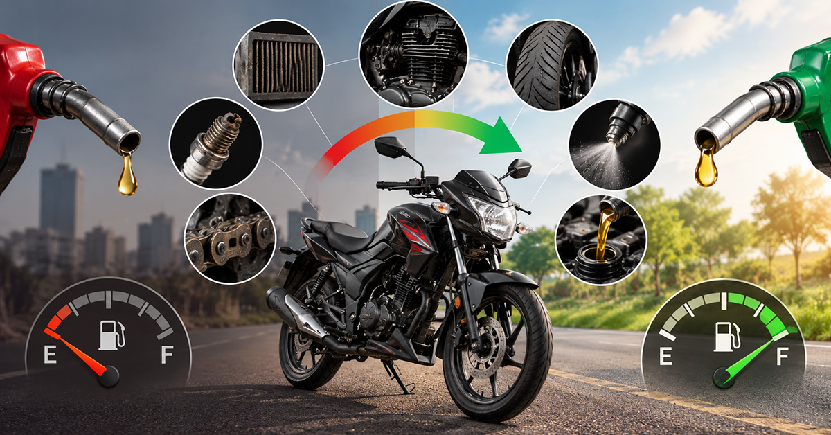 Bike Mileage Dropping? 10 Common Reasons and How to Improve Fuel Efficiency